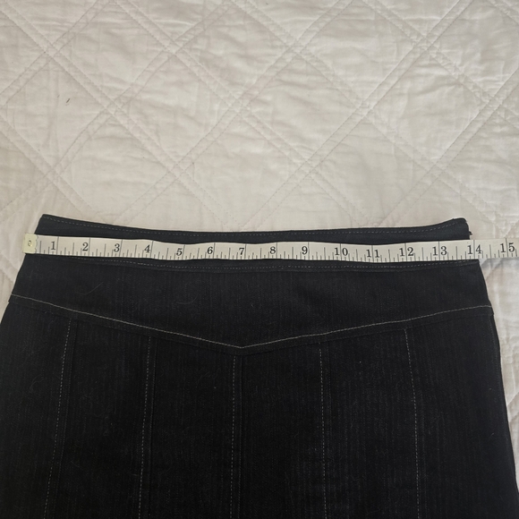 Ann Taylor LOFT Black Pencil Skirt Side Zipper Size 0 - Picture 7 of 9